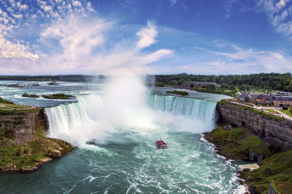 artmaks kulturreisen niagara falls aerial