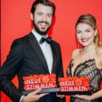 Die Siegerinnen des Internationalen Gesangswettbewerbs NEUE STIMMEN 2022, Francesca Pia Vitale und Carles Pachon.