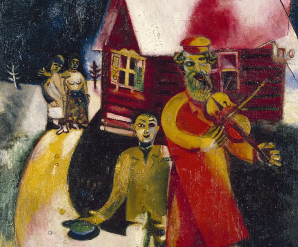 Marc Chagall Der Geiger. ArtMaks Kulturreisen