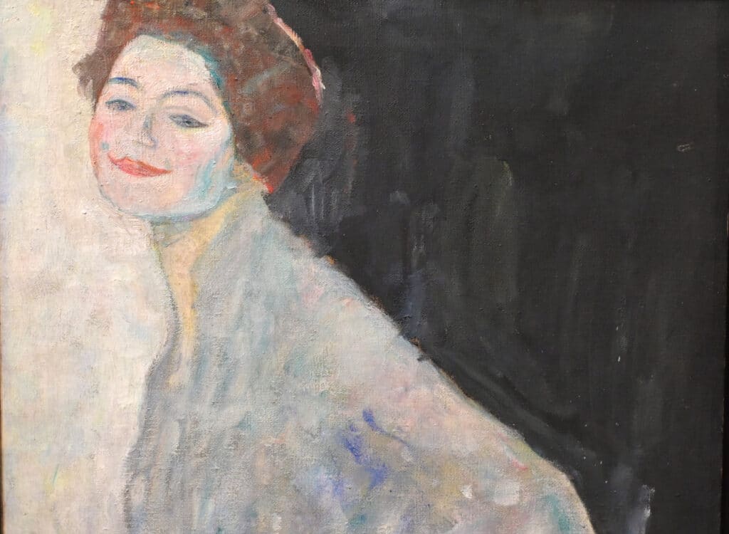 ARtMAks Kulturreisen klimt dame in weiß