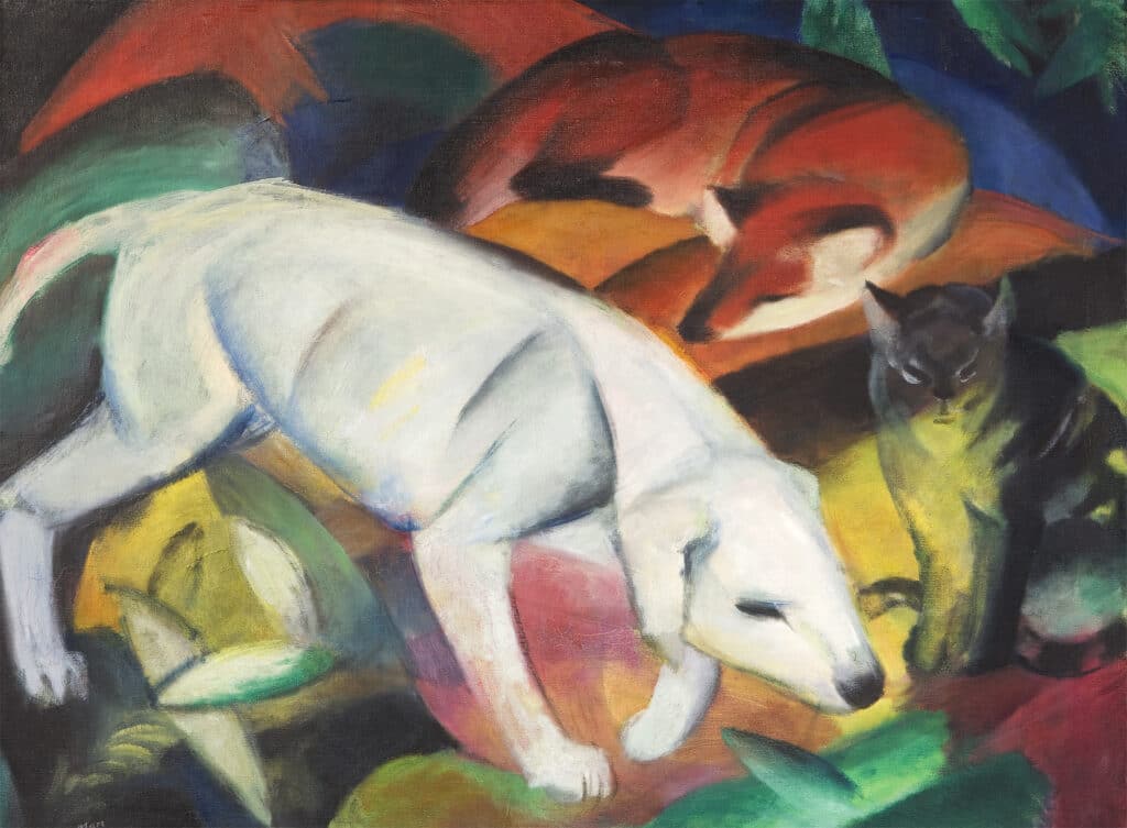 franz marc drei tiere foto kunsthalle mannheim