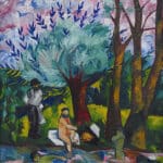 Die Badenden, um 1910