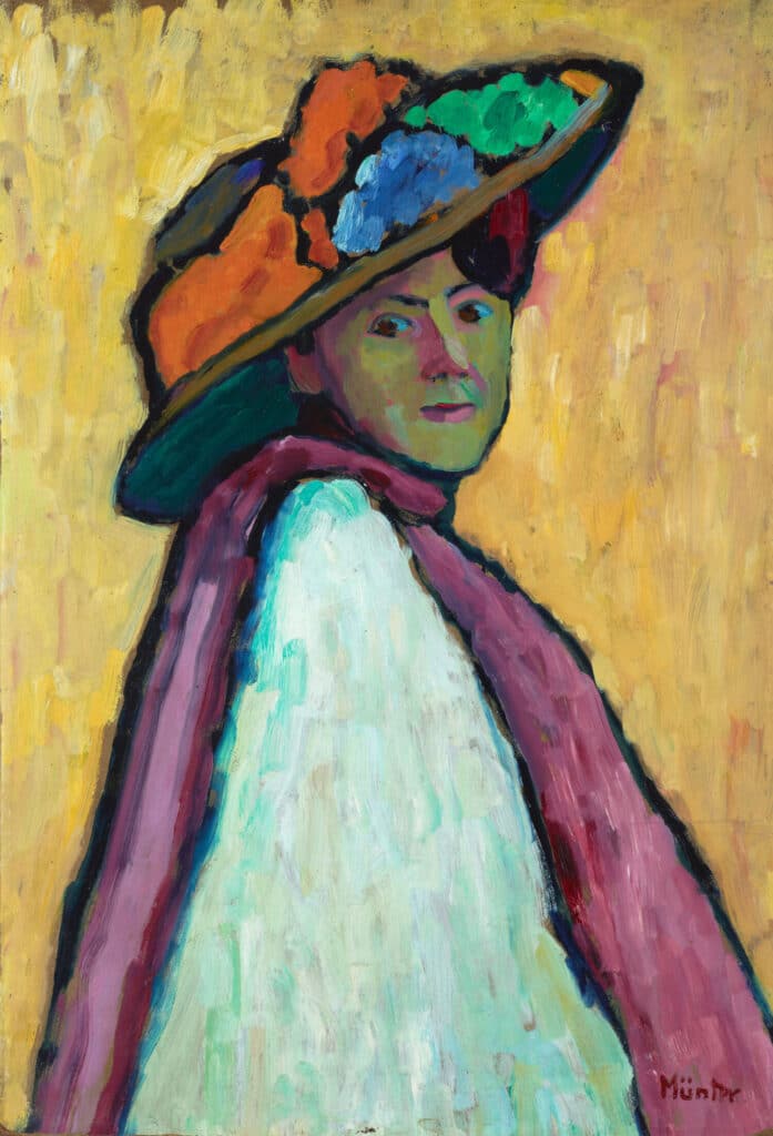 Gabriele Münter, Bildnis Marianne von Werefkin, 1909