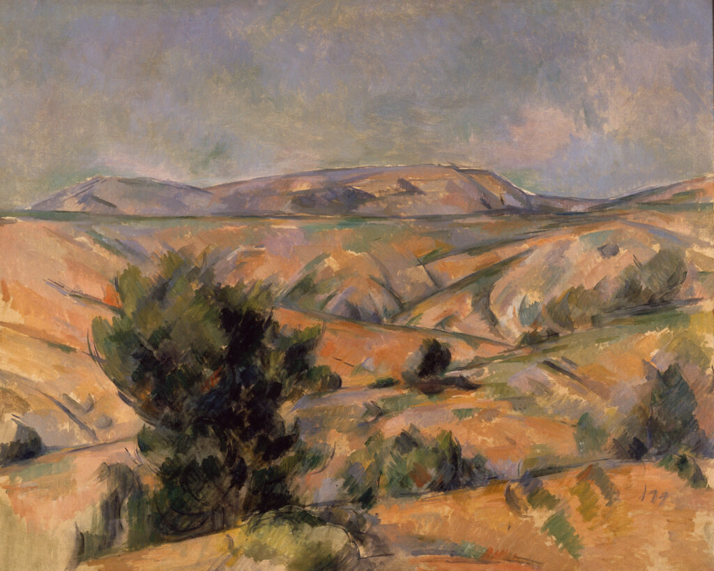 Mont Sainte-Victoire von Paul Cézanne.