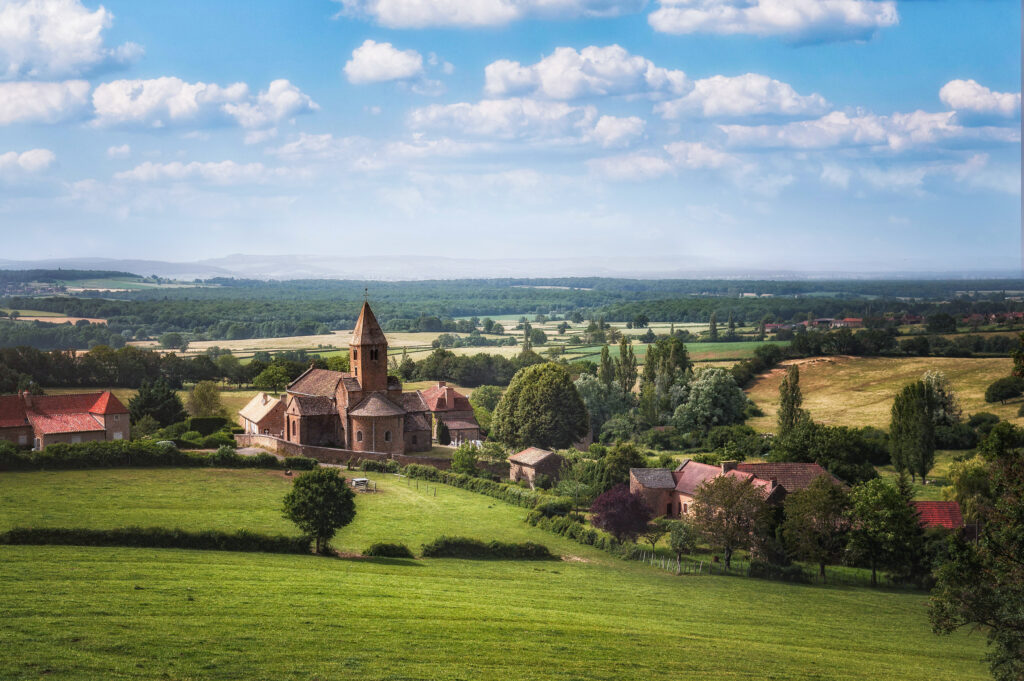 Landschaft Burgund